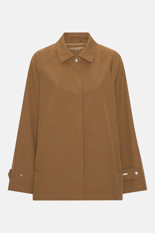 Women Ilse Jacobsen Raincoats Rain Jacket 8211 Walnut