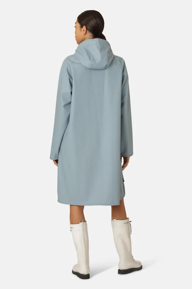 Women Ilse Jacobsen Raincoats Raincoat 8211 Blue Cloud