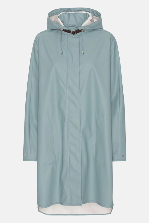 Women Ilse Jacobsen Raincoats Raincoat 8211 Blue Cloud