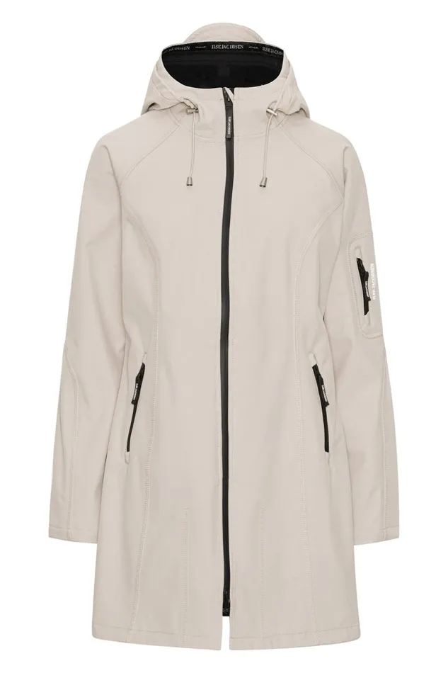 Women Ilse Jacobsen Raincoats Raincoat 8211 Chateau Gray