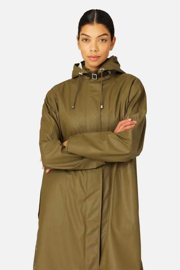 Women Ilse Jacobsen Raincoats Raincoat 8211 Lizard