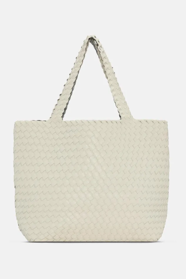 Women Ilse Jacobsen Tote Bags Tote Bag 8211 Egg White Silver Women Ilse Jacobsen Tote Bags Tote Bag 8211 Egg White Silver