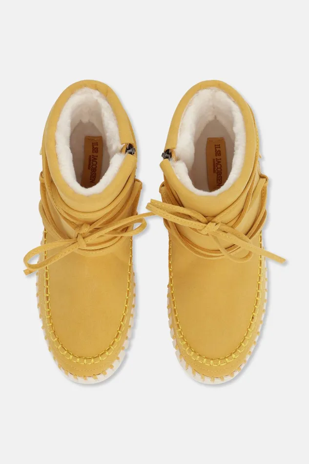Women Ilse Jacobsen Tulip Flats Ankle Boots 8211 Golden Rod Women Ilse Jacobsen Tulip Flats Ankle Boots 8211 Golden Rod