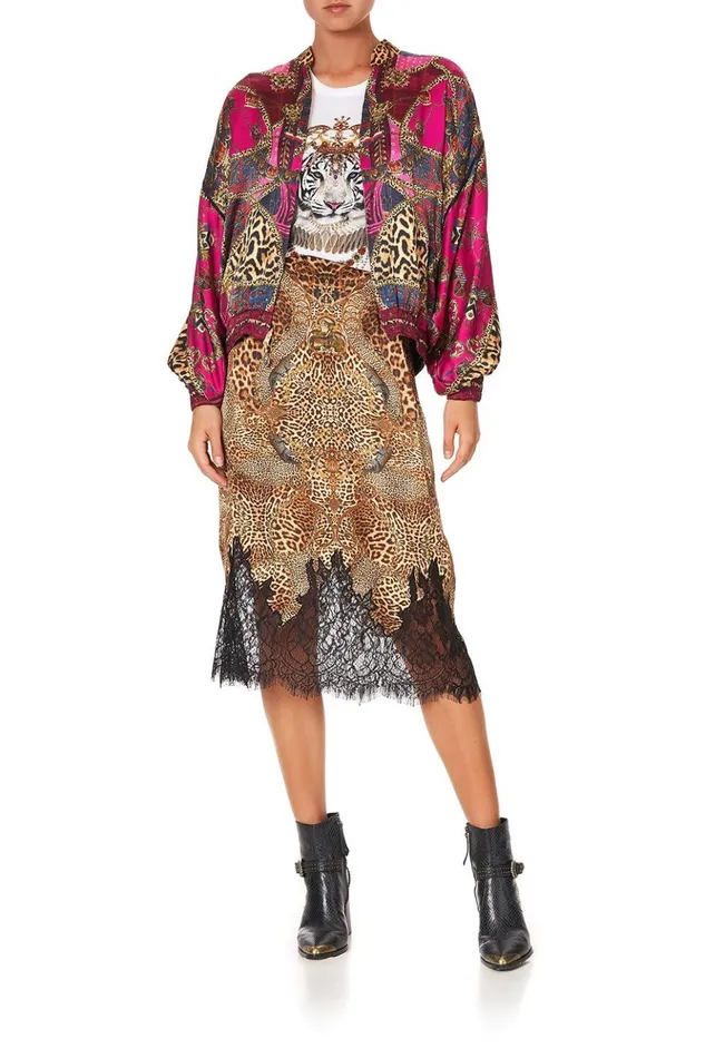 Women Jackets Camilla Bomber Jacket With Dolman Sleeve Dining Hall Darling