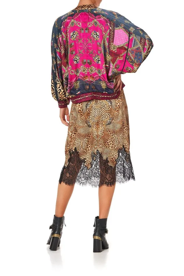 Women Jackets Camilla Bomber Jacket With Dolman Sleeve Dining Hall Darling