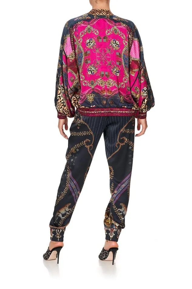 Women Jackets Camilla Bomber Jacket With Dolman Sleeve Dining Hall Darling