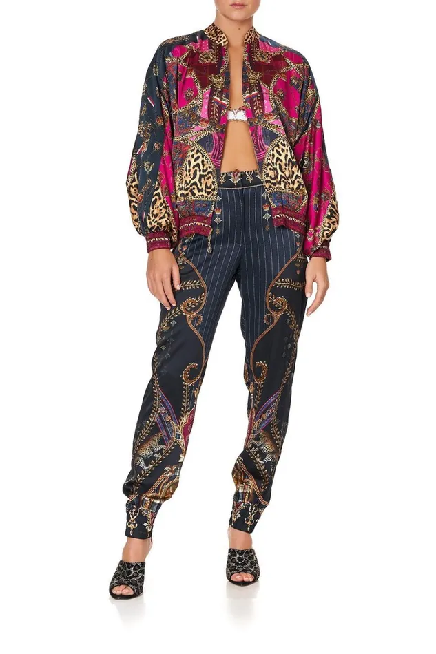 Women Jackets Camilla Bomber Jacket With Dolman Sleeve Dining Hall Darling