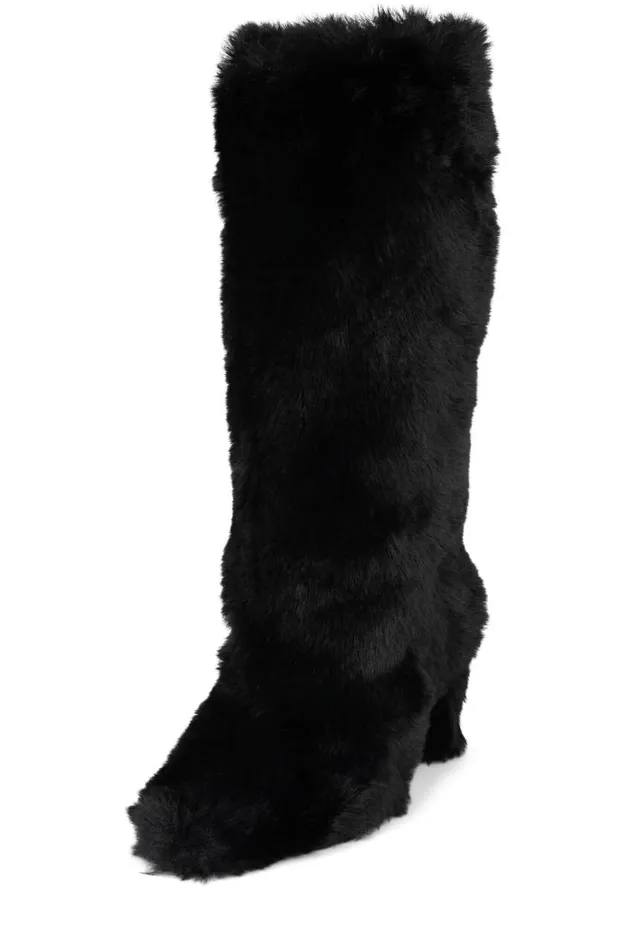 Women Jeffrey Campbell Knee High Fuzzie