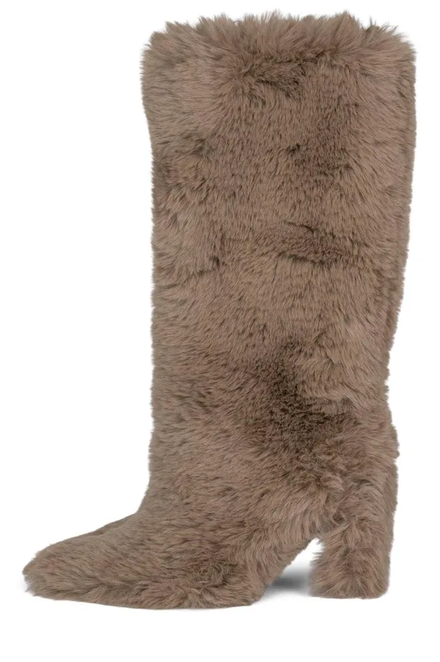 Women Jeffrey Campbell Knee High Fuzzie