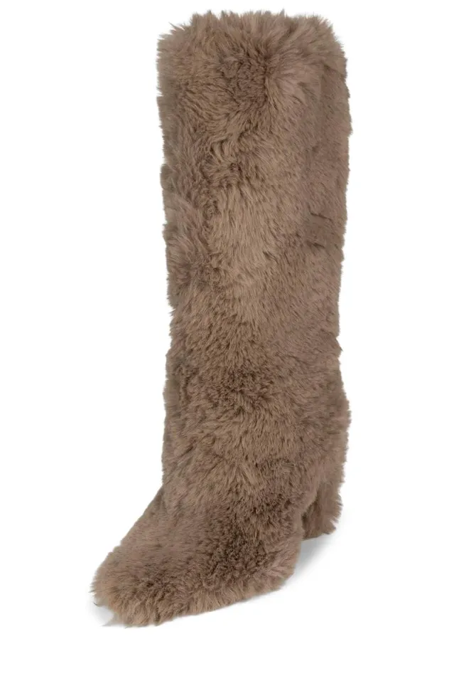 Women Jeffrey Campbell Knee High Fuzzie
