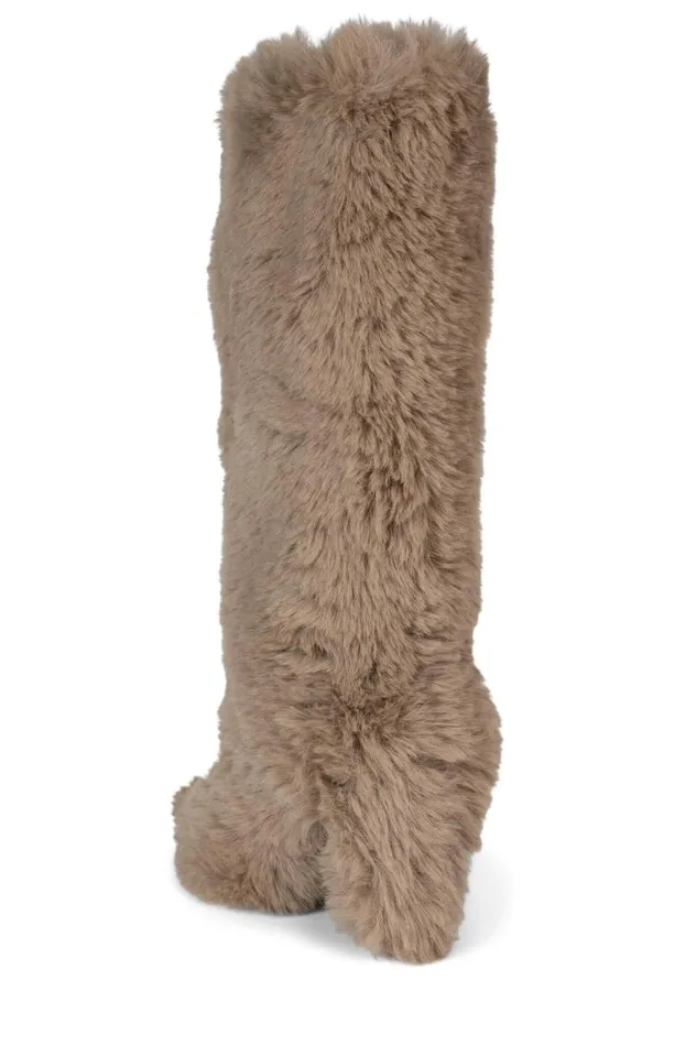 Women Jeffrey Campbell Knee High Fuzzie