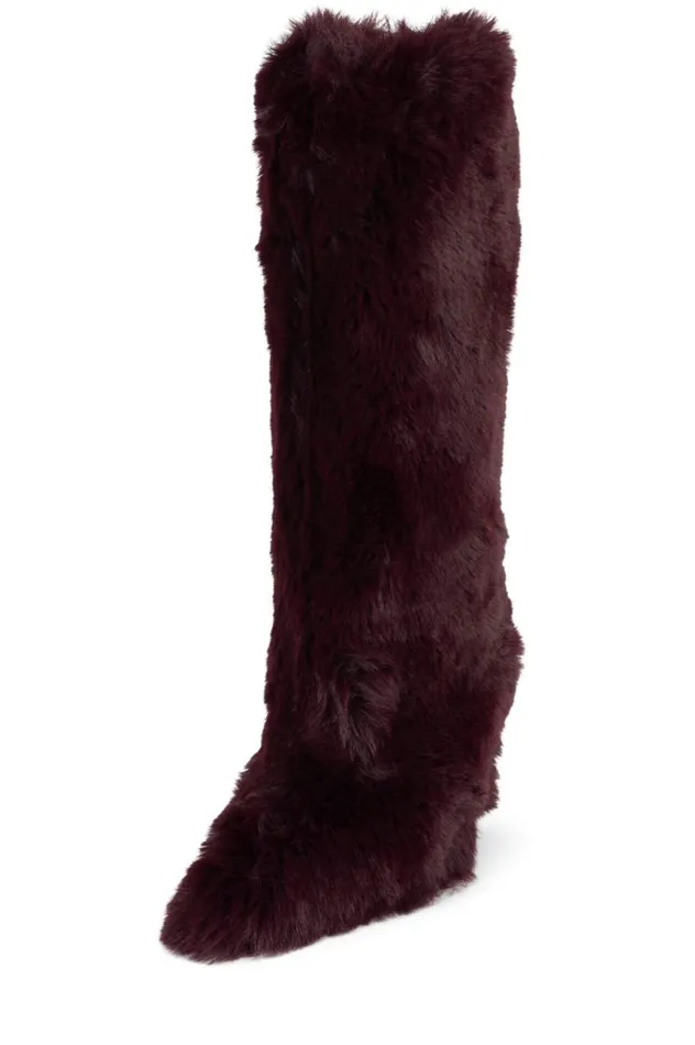 Women Jeffrey Campbell Knee High Fuzzie