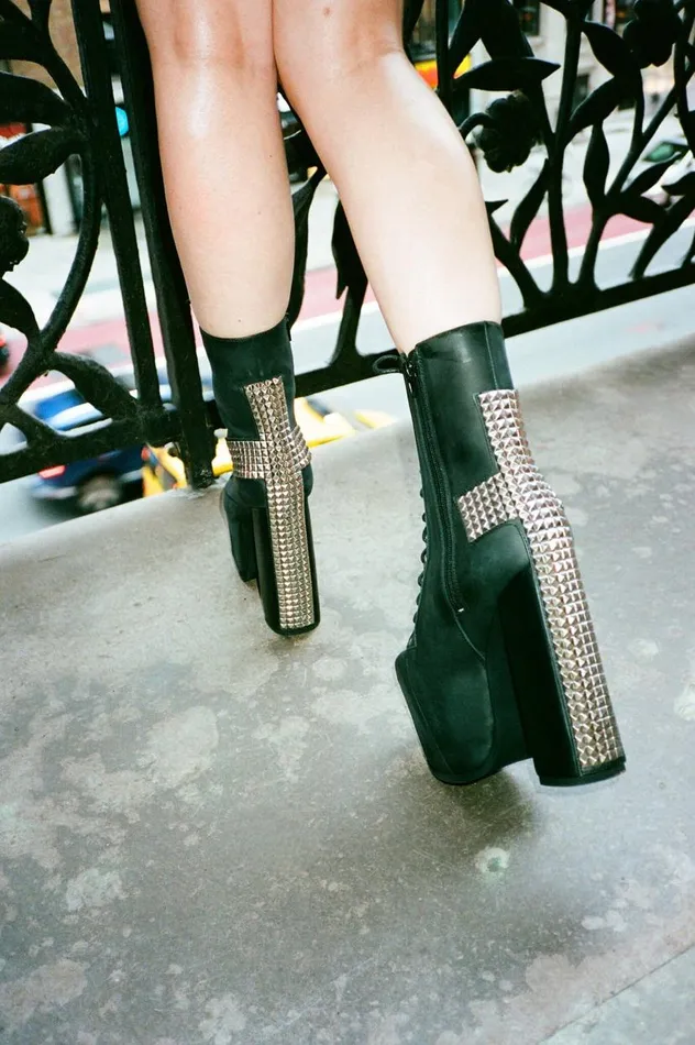Women Jeffrey Campbell Platform BlCross