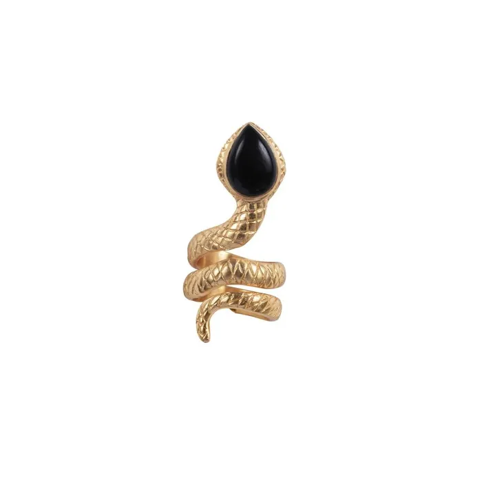 Women Jewellery Camilla Valere Black Onyx Venom Ring Multi