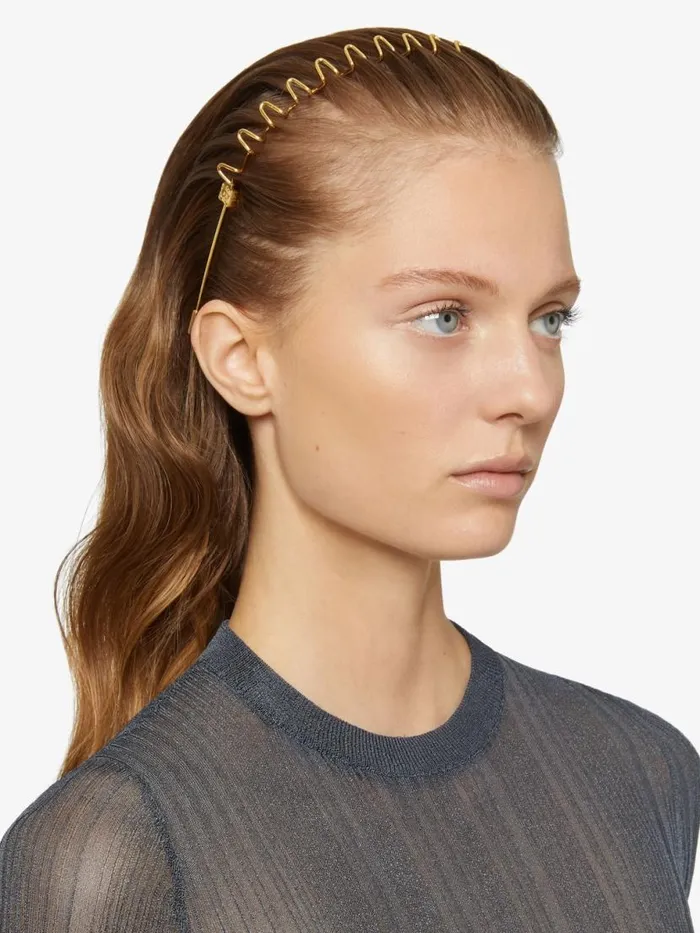 Women Jewelry Givenchy Show Headband In Metal Golden Yellow Women Jewelry Givenchy Show Headband In Metal Golden Yellow