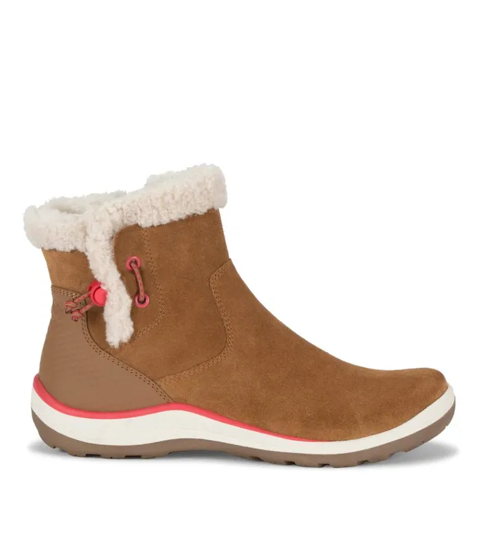 Women Kalina Cold Weather Bootie Cognac Suede Baretraps Booties