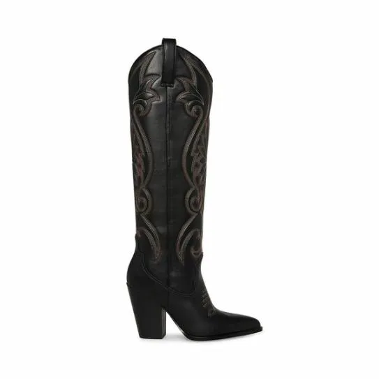 WomenKids039 LASSO BLACK MULTI Black Multi Steve Madden Boots and Booties