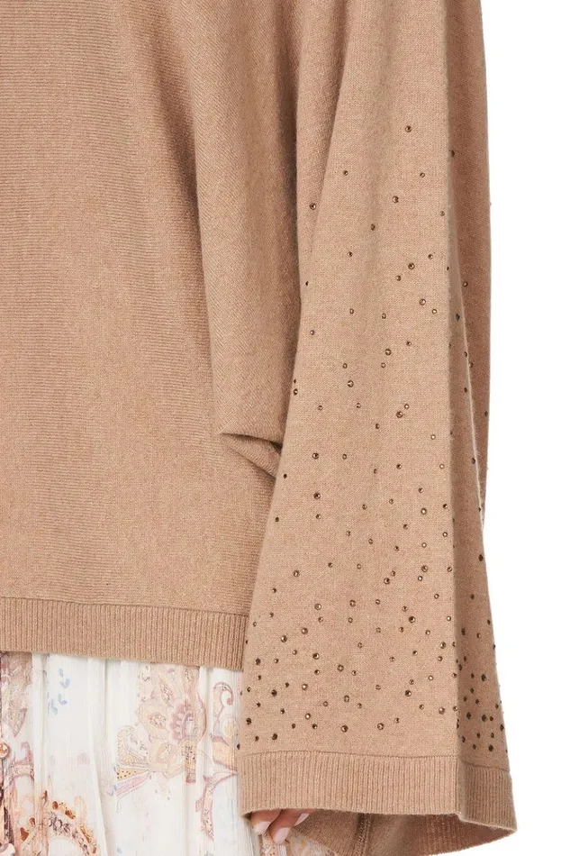 Women Knitwear Camilla Wide Sleeve Jumper Le Palais Du Zahir