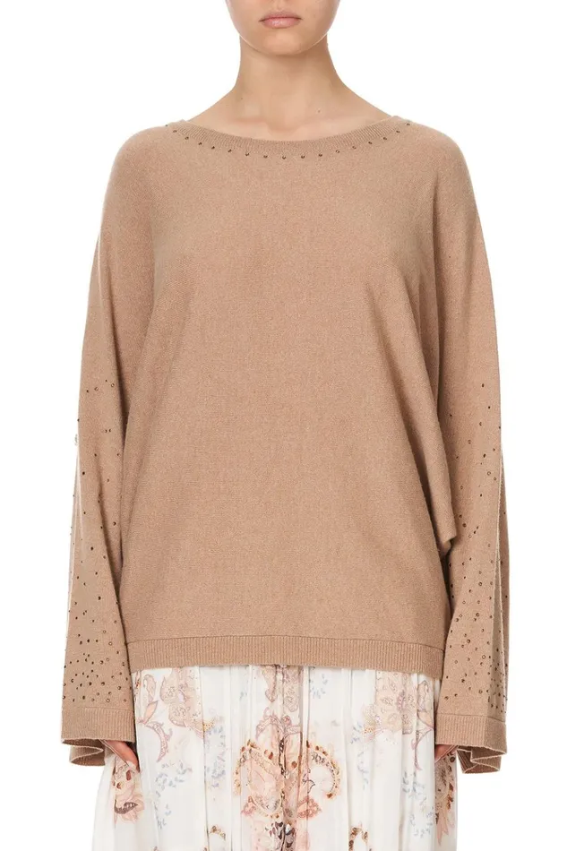 Women Knitwear Camilla Wide Sleeve Jumper Le Palais Du Zahir