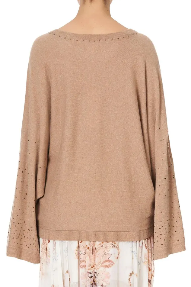 Women Knitwear Camilla Wide Sleeve Jumper Le Palais Du Zahir