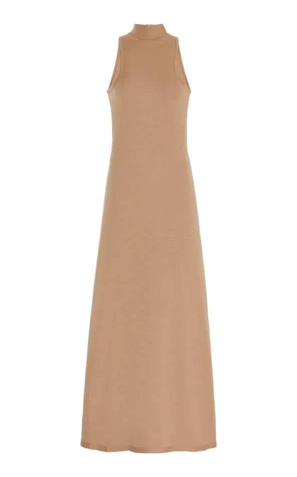 Women Knitwear Gabriela Hearst Kenna Knit Dress In Camel Merino Wool