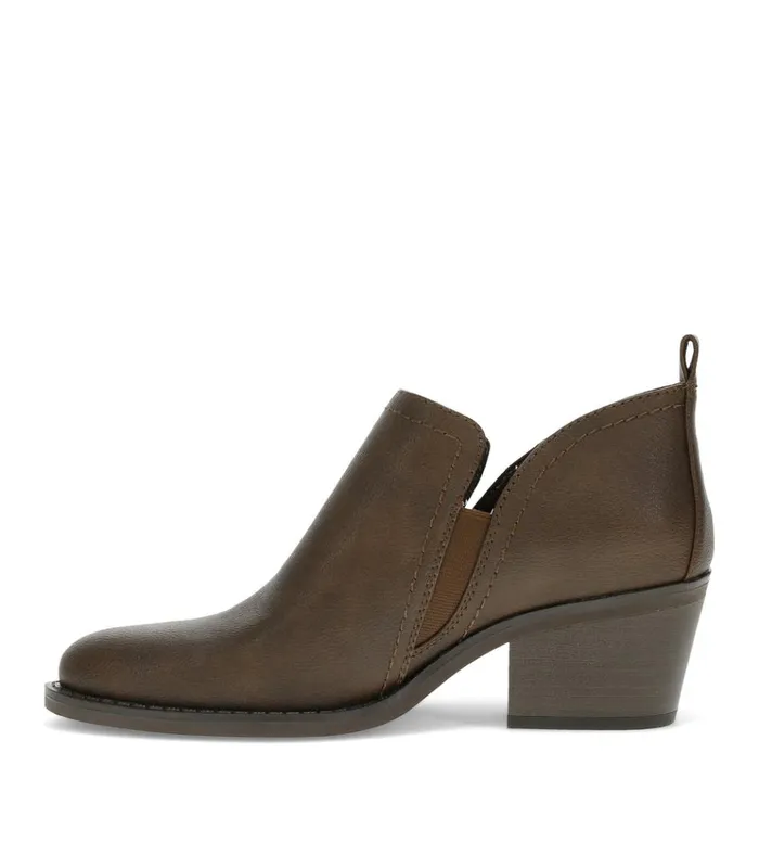 Women Lidian Ankle Bootie Dark Brown Baretraps Booties