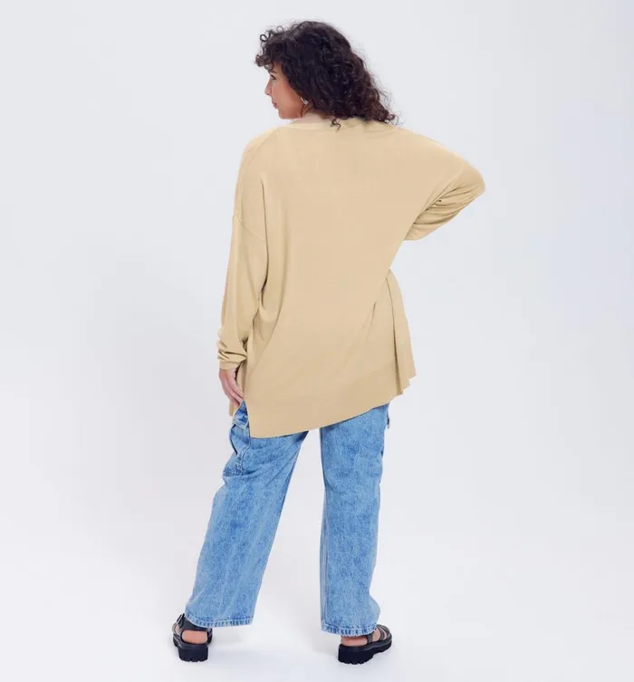 Women Lightweight Knit Cardigan 8211 Ecru Promod Jumpers And Cardigans Women Lightweight Knit Cardigan 8211 Ecru Promod Jumpers And Cardigans
