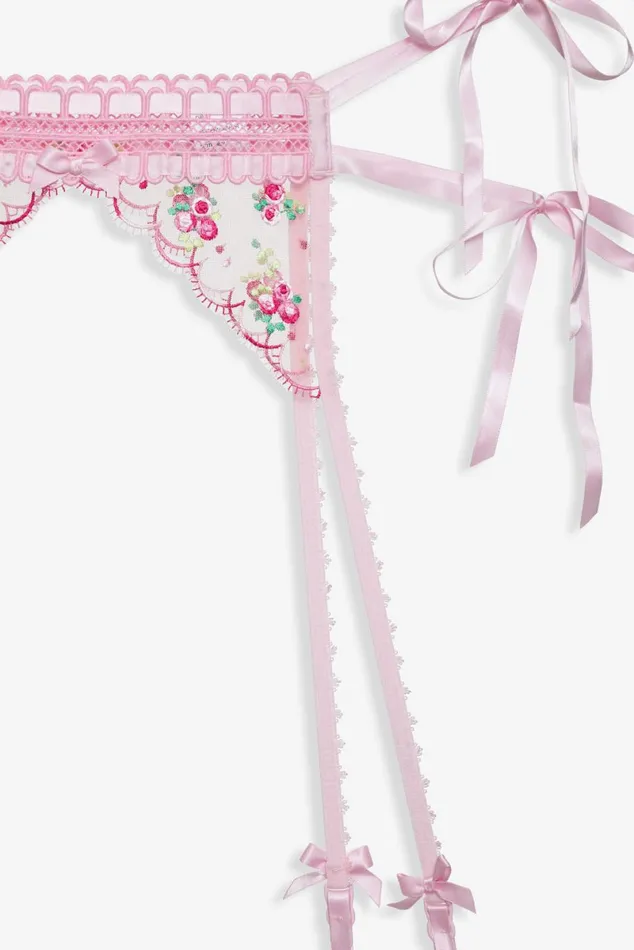 Women Lingerie For Love and Lemons Maisie Garter Belt Pink Women Lingerie For Love and Lemons Maisie Garter Belt Pink