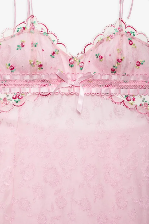 Women Lingerie For Love and Lemons Maisie Slip Dress Pink Women Lingerie For Love and Lemons Maisie Slip Dress Pink