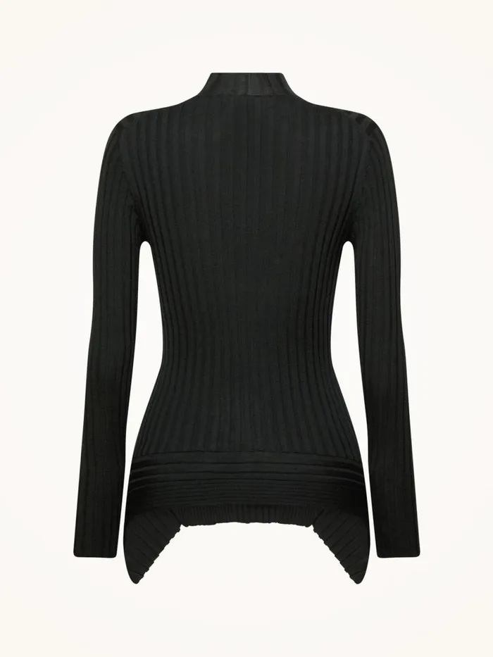 Women Longsleeved Tops Wolford Cashmere Top Long Sleeves Black Women Longsleeved Tops Wolford Cashmere Top Long Sleeves Black