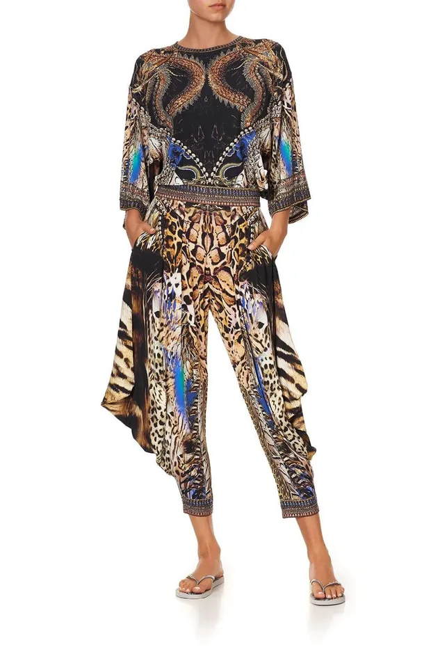 Women Loungewear Camilla Jersey Drape Pant With Pocket Dragon Lady