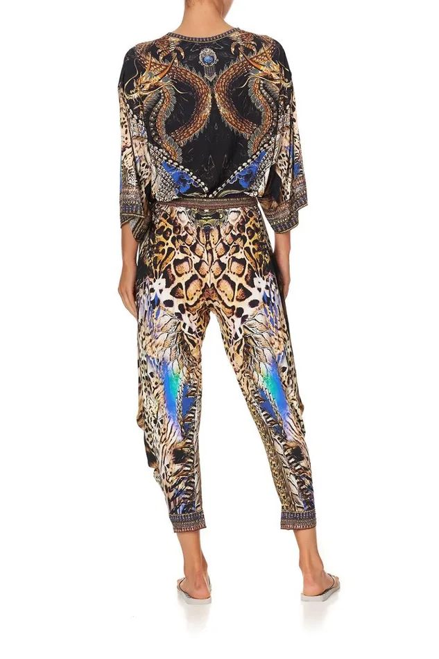 Women Loungewear Camilla Jersey Drape Pant With Pocket Dragon Lady