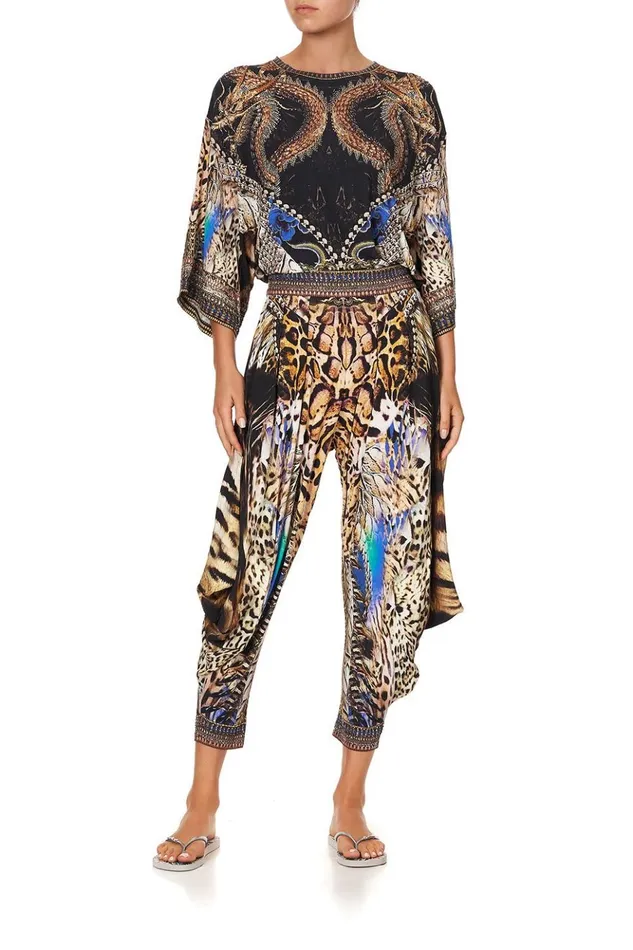 Women Loungewear Camilla Jersey Drape Pant With Pocket Dragon Lady