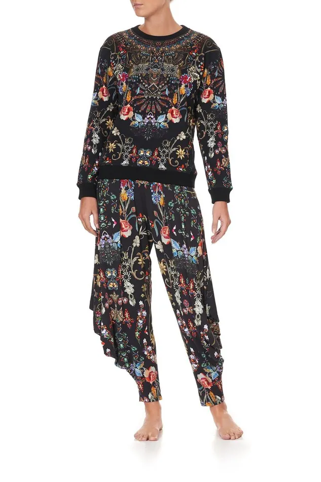 Women Loungewear Camilla Round Neck Sweater Dancing In The Dark