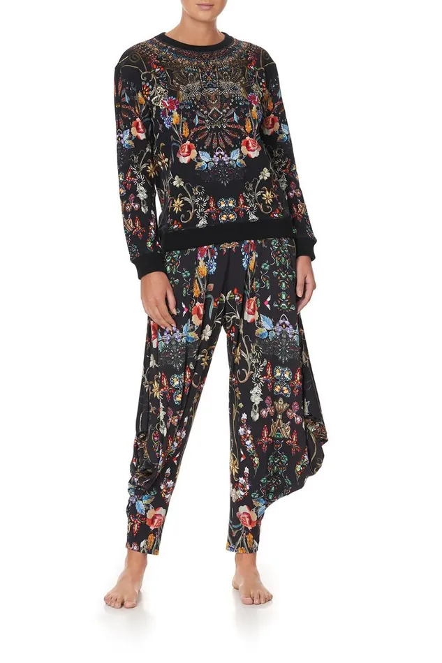 Women Loungewear Camilla Round Neck Sweater Dancing In The Dark