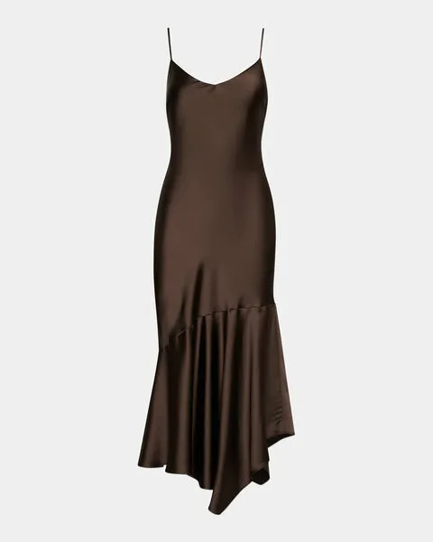 Women LUCILLE DRESS BROWN Brown Steve Madden Dresses Women LUCILLE DRESS BROWN Brown Steve Madden Dresses