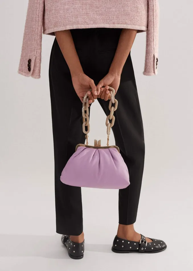 Women MFrame Clutch Lilac MEEM