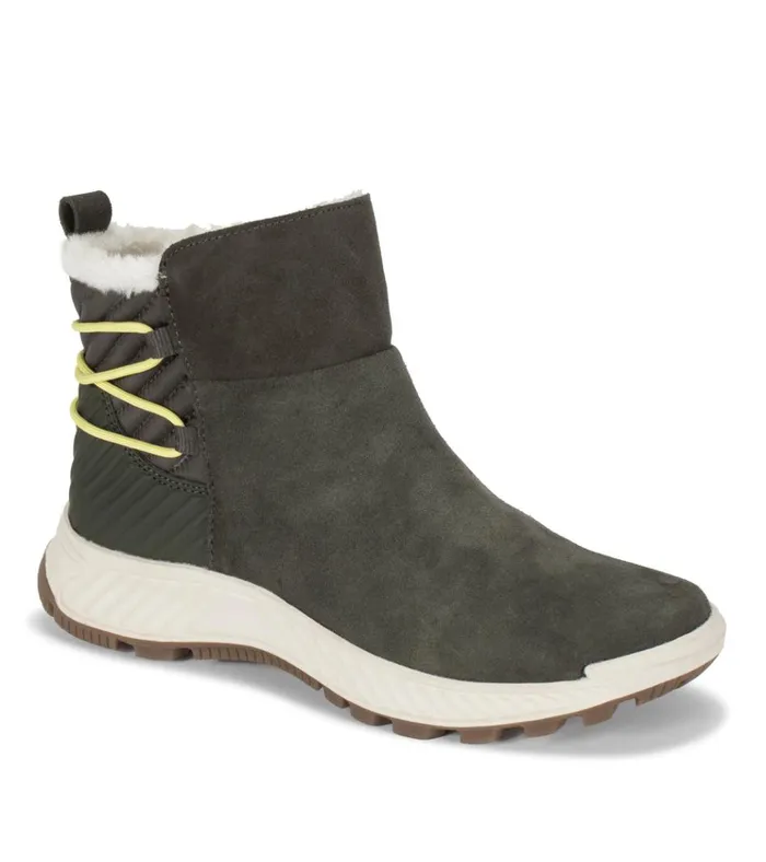 Women Mandie Cold Weather Bootie Pine Suede Baretraps Booties