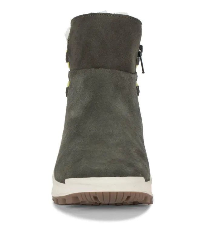 Women Mandie Cold Weather Bootie Pine Suede Baretraps Booties
