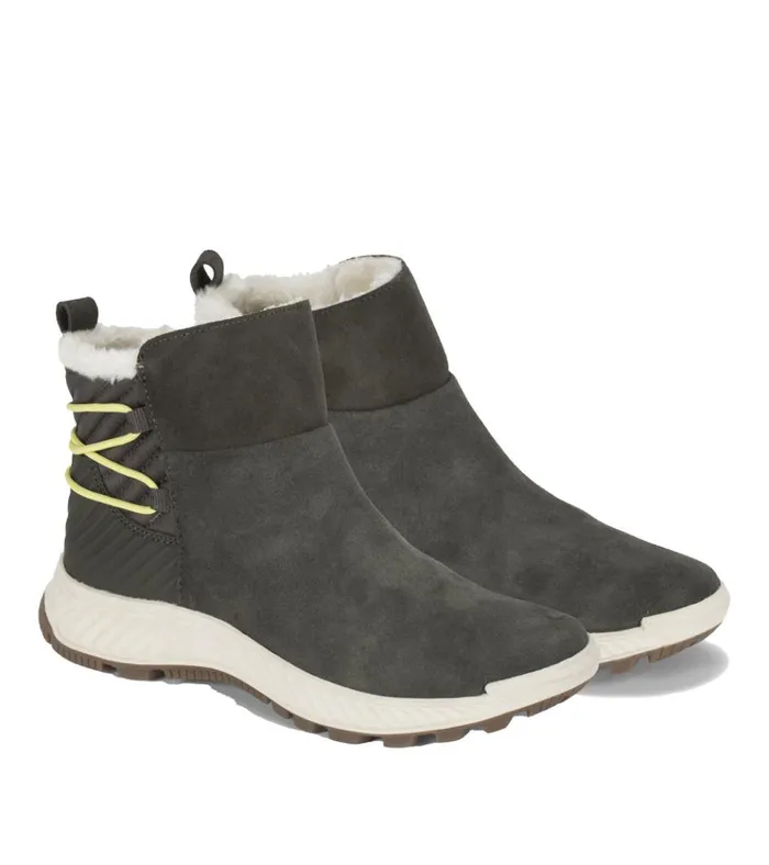 Women Mandie Cold Weather Bootie Pine Suede Baretraps Booties