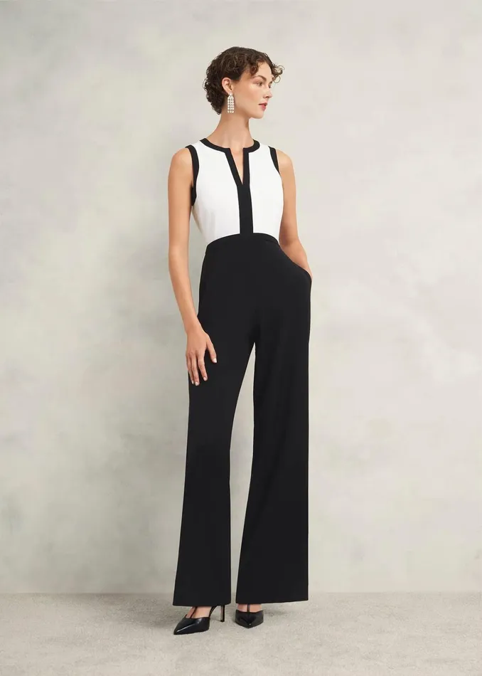 Women Mannington Jumpsuit Black Ivory Hobbs Dresses and Jumpsuits
