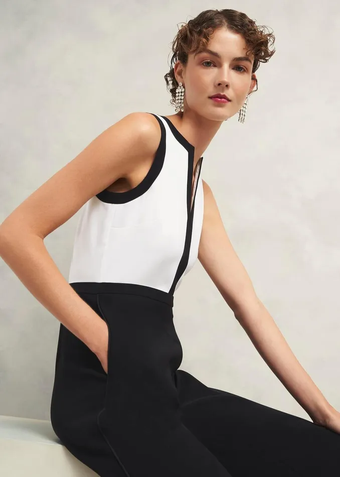 Women Mannington Jumpsuit Black Ivory Hobbs Dresses and Jumpsuits