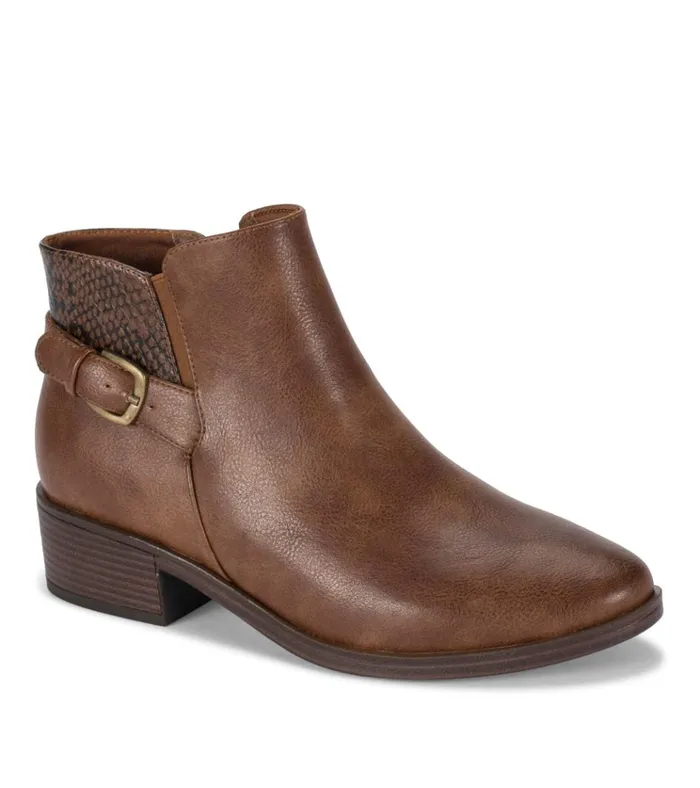 Women Marconi Bootie Brush Brown Snake Baretraps Booties