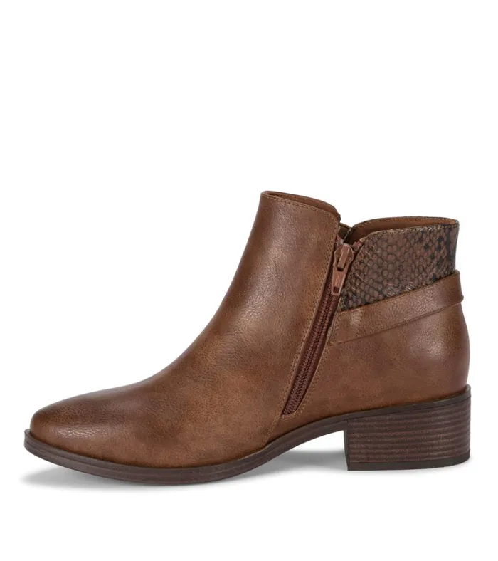 Women Marconi Bootie Brush Brown Snake Baretraps Booties