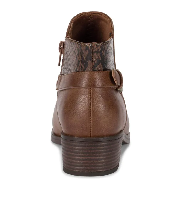 Women Marconi Bootie Brush Brown Snake Baretraps Booties
