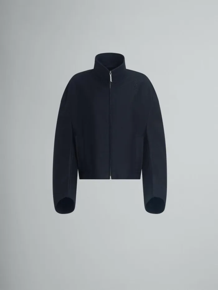 Women Marni Coats and Jackets Black Organic Cotton Padded Jacket
