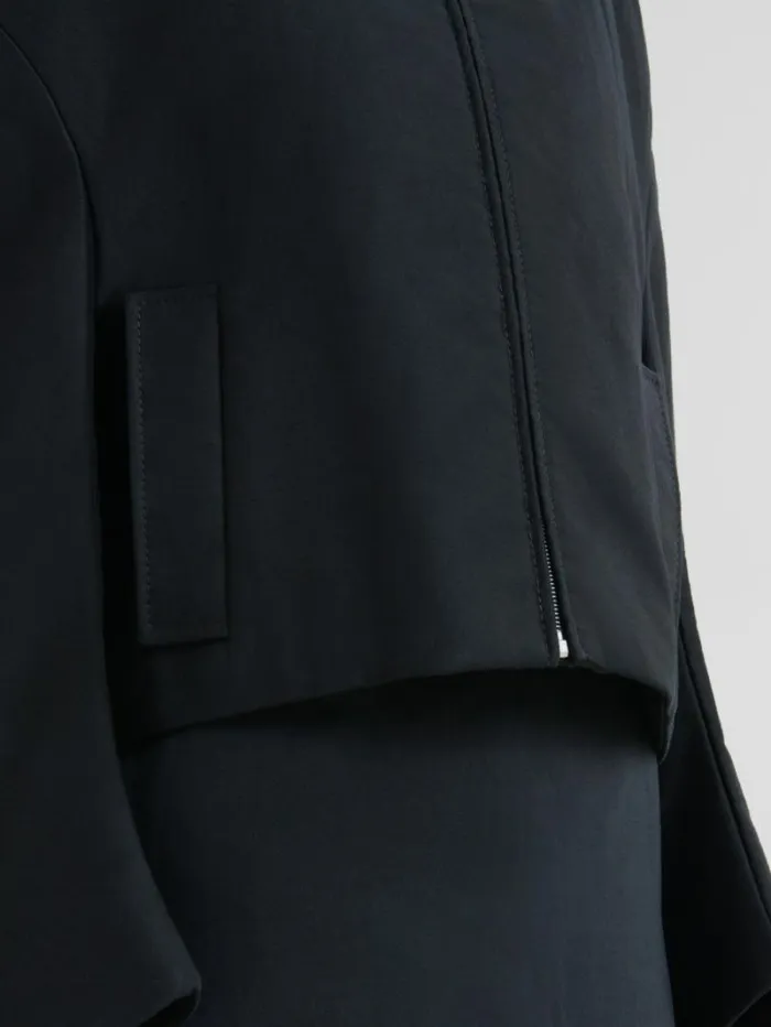 Women Marni Coats and Jackets Black Organic Cotton Padded Jacket