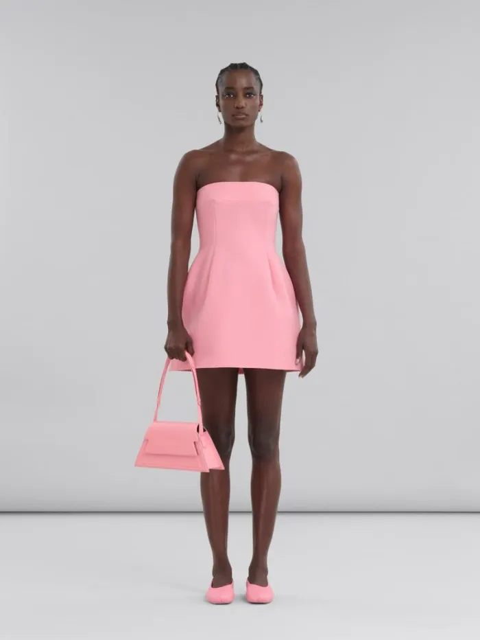 Women Marni Shoulder Bags Medium Trunkoise Bag In Smooth Light Pink Leather