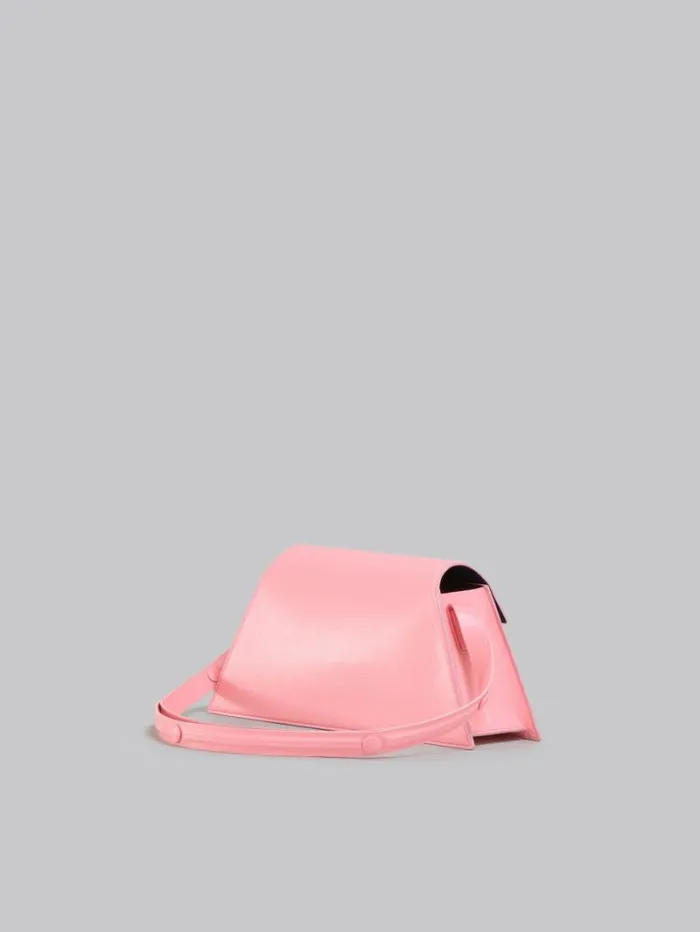Women Marni Shoulder Bags Medium Trunkoise Bag In Smooth Light Pink Leather
