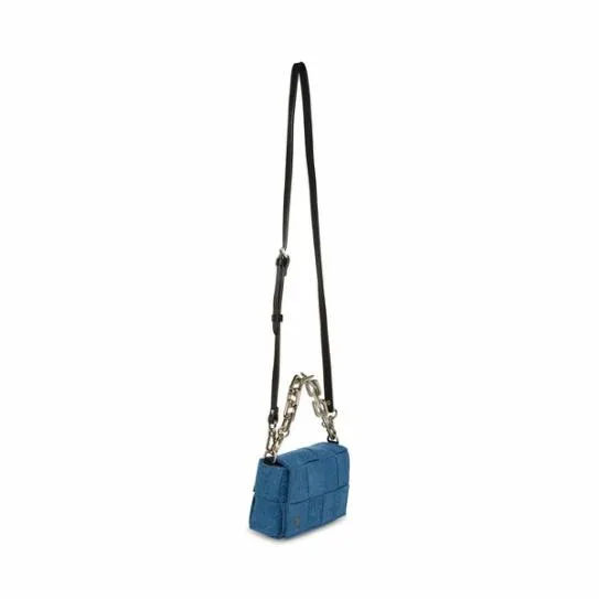 Women MARVELL BAG DENIM FABRIC Denim Fabric Steve Madden Crossbody Bags Women MARVELL BAG DENIM FABRIC Denim Fabric Steve Madden Crossbody Bags